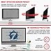 21.5 inch Computer Privacy Screen (16:9) - Black Security Shield - Desktop Monitor Protector - UV & Blue Light Filter by Akamai (21.5 inch Diagonally Measured, Black)