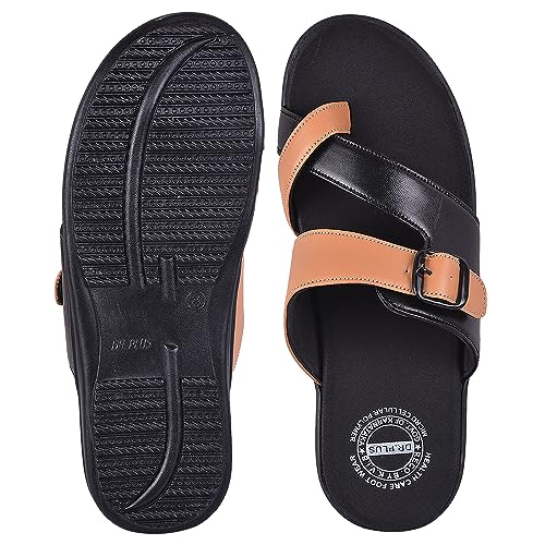 Image of DR PLUS Men's Healthcare, Diabetic and Orthopedic MCR /MCP Footwear /Sandals /Slipper /Chappal