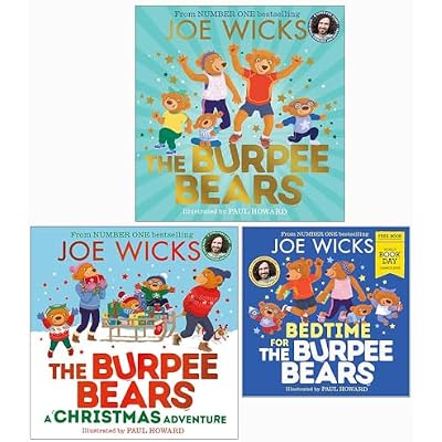 The Burpee Bears Collection 3 Books Set By Joe Wicks