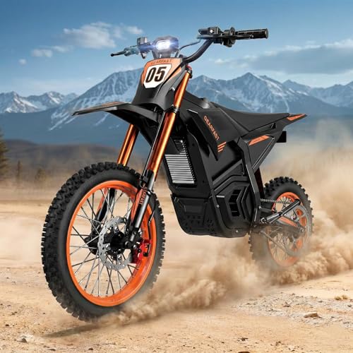 RKJ Electric Dirt Bike for Adults Teens, 2500W, 38MPH &