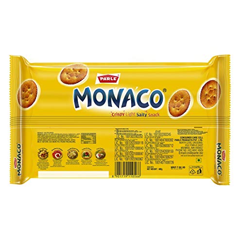 Image of Parle Monaco Classic, 371.2g /400g (Weight May Vary)
