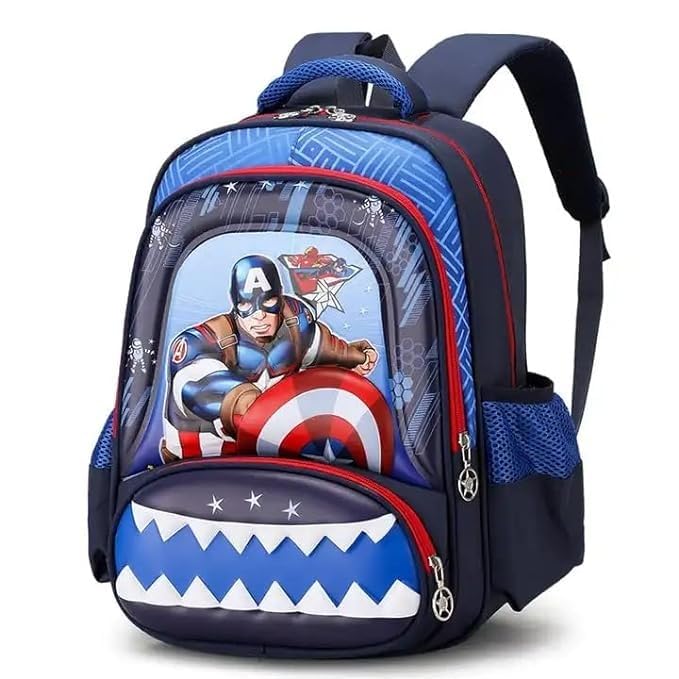 Image of Prancing Unicorn Children's Schoolbags Primary School Girls Boys Students Cartoon Unicorn Backpack Double Shoulder Bag For Girls Kids 6-7-8-9-10-12 Years Old Water-Resistant