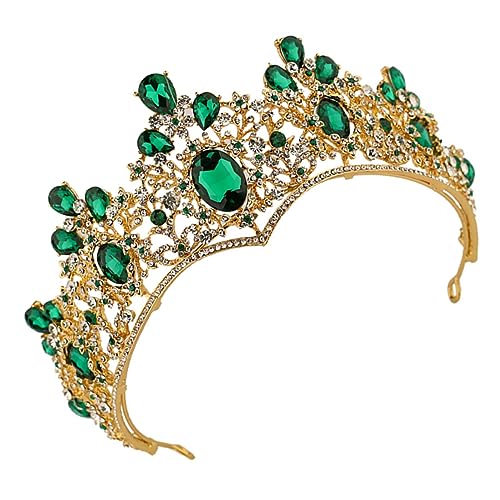 FRCOLOR Couronne de Mariée Baroque Coiffe de Mariage pour Accessoire de Mode Ornement de Cheveux pour Femmes
