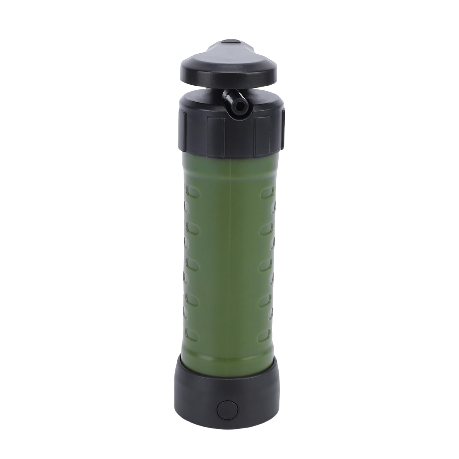 SUNGOOYUE Pompa per Filtro Dell'acqua Portatile, Membrana di Ultrafiltrazione da 0,01 Micron Rimuove il 99,9999% di impurità, con Impugnatura Ergonomica, per Campeggio All'aperto, (verde scuro)
