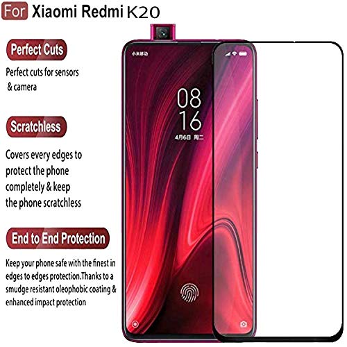 Image of NISHTECH Tempered Glass Screen Protector Compatible for Redmi K20 Pro, Redmi K20 with Edge to Edge coverage and Easy Installation kit