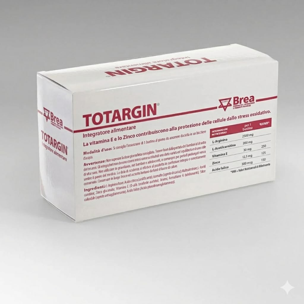 integratore alimentare a base di arginina totargin 20 bustine 5g