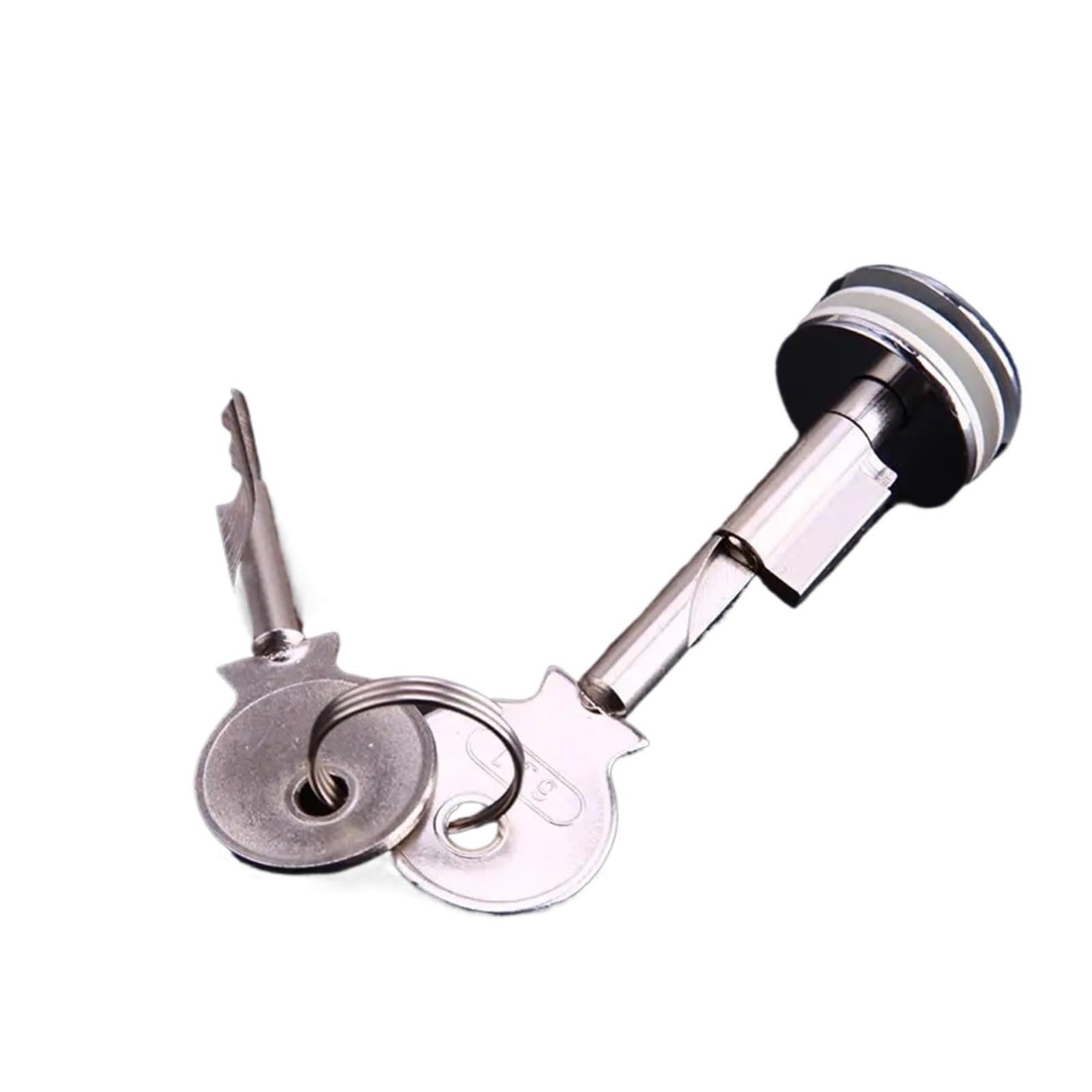 Serrure à cylindre pour vitrine et porte coulissante en verre en alliage de zinc