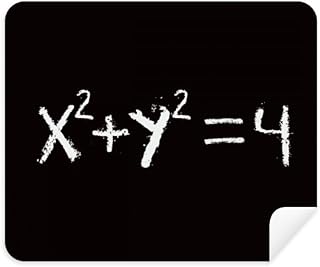 Math Kowledge Equation of Circle Cleaning Cloth Screen Cleaner 2pcs Suede Fabric