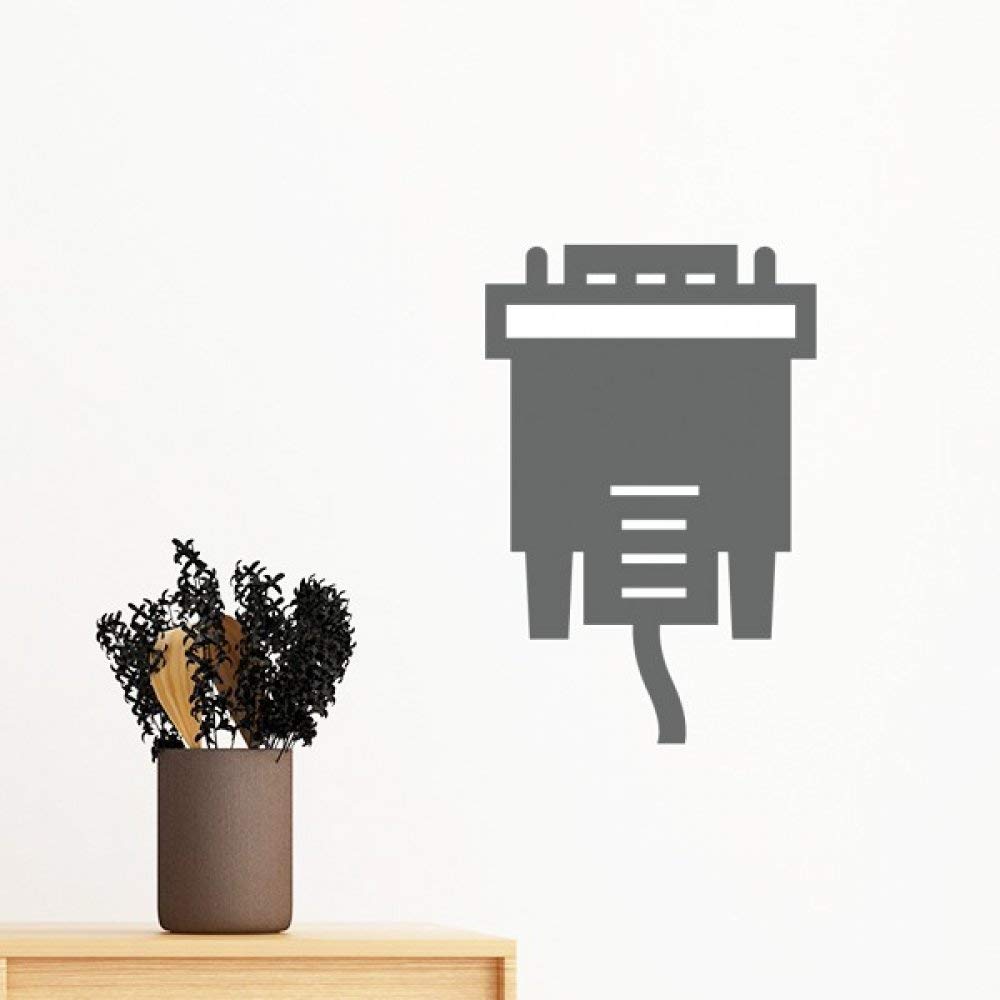 Art mural stickers DIY câble de chargement personnalisé pour bureau