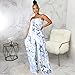 LightlyKiss Women's Summer Sexy Sleeveless Jumpsuit Fashion Open Back Jumpsuits Elegant Wide Leg Pants Rompers Blue.