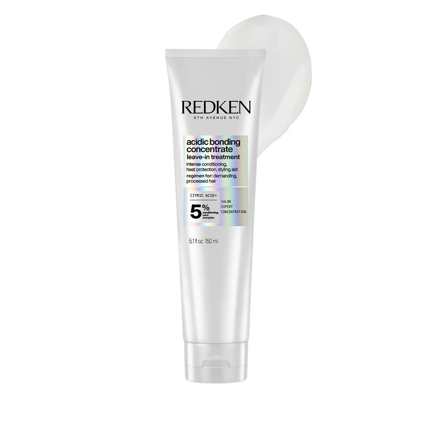 Redken Acidic Bonding Concentrate Leave In Treatment With Citric Acid, 150 ml | Professional Bond Repair Treatment & Heat Protectant For Dry, Damaged, Coloured and Frizzy Hair | For Men & Women-image-37