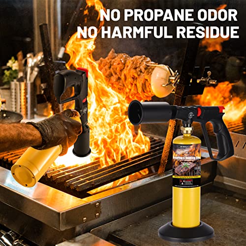 Kookcook 14.1Oz Pure Map Gas Cylinder Cooking Fuel No Propane Odor Broil Better Than Propane Mapp Pro Gas For Searing Food Steak Kitchen Blowtorch Culinary Torch Camping Bbq Welding Brazing Soldering #TOP7