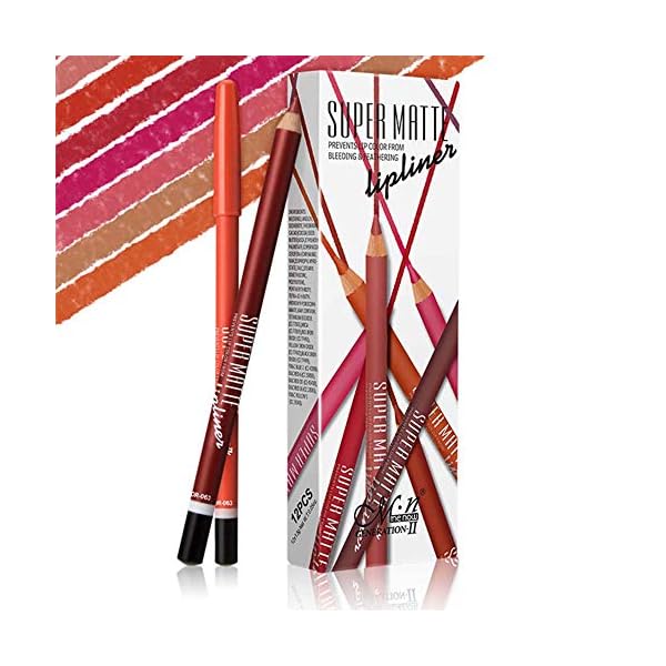 Wismee-12-Colors-Lip-Liner-Professional-Matte-Lip-Liner-Pencil-Set-with-Sharpener-Waterproof-Long-Lasting-Smooth-Natural-Filler-Contour-Shaping-Lip-Makeup-for-Woman-Soft-Lip-Liner-Pen-Makeup-Cosmetic Wismee 12 Colors Lip Liner Professional Matte Lip Liner Pencil Set with Sharpener Waterproof Long Lasting Smooth Natural Filler Contour Shaping Lip Makeup for Woman Soft Lip Liner Pen Makeup Cosmetic