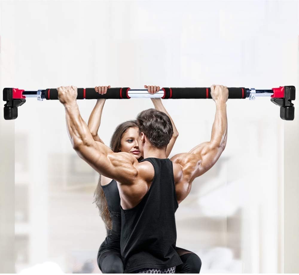 Pull-Up Bars Door Frame Horizontal Bar, Portable Adjustable (72-152cm) Multifunctional Strength Training Equipment, Safety Load 200kg (Size : 72-92cm)