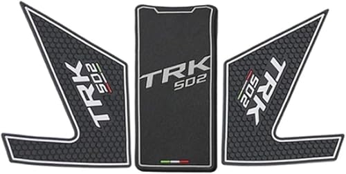 BatwhO Adhesivo para tanque de combustible para motocicleta, gasóleo, combustible, protector para Be&Nelli TRK502 TRK 502 502X Accesorios