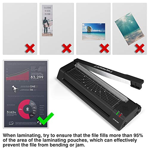 Laminating Machine, JZBRAIN Laminator Machine for A3 A4, Included 20