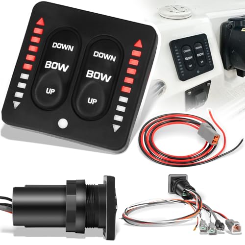 15170-001 LED Indicator Integrated Tactile Trim Tab Switch Kit with 36