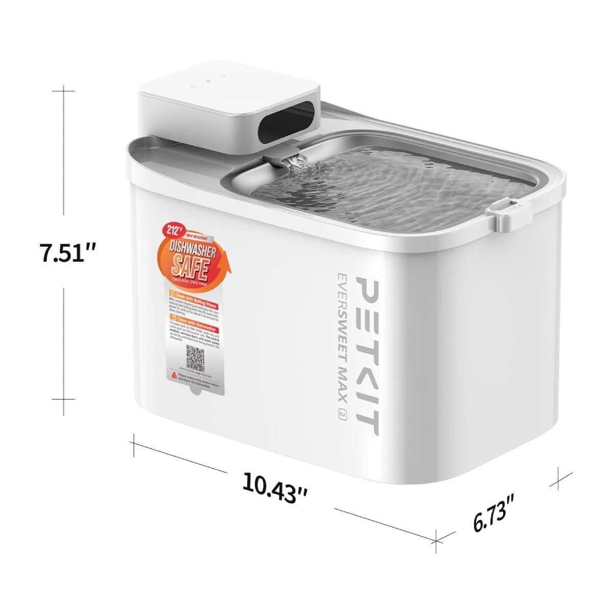 Fonte de Água Petkit Eversweet Max 2 UVC 3L Branca