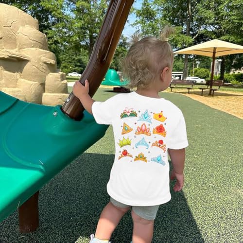 Image of Princess Shirts Toddler Girl Magic Kingdom Kid Shirt Girls Trip Tee Holiday Magical Castle Vacation Short Sleeve Tops