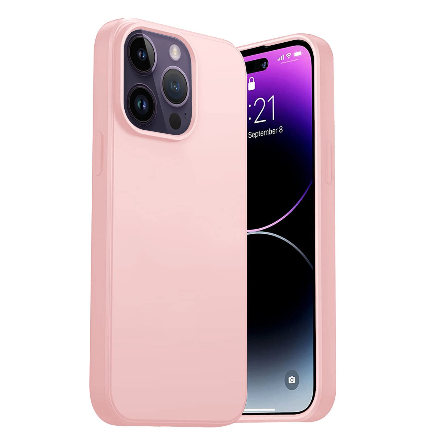 iPhone 14 Pro Silicone Case - Pink -1