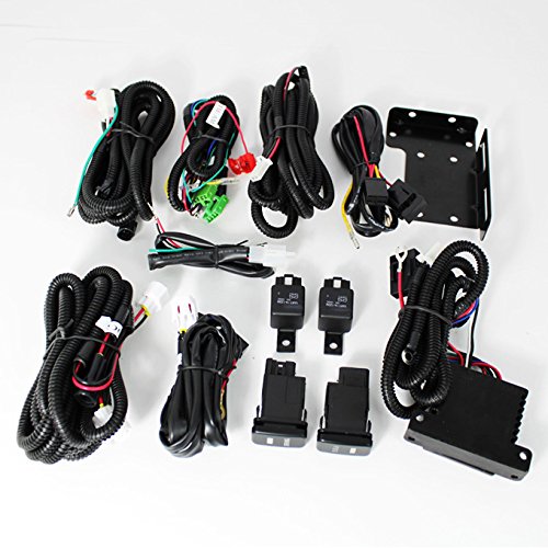 Akkon - For Toyota Fj Cruiser Led Drl Daytime Running Strip Fog Light W/Switch + Bulbs #TOP3