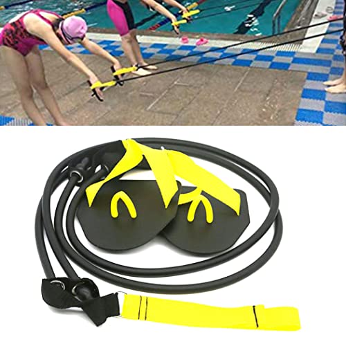 Bandas de resistencia para natación 60 libras negras miniatura 7