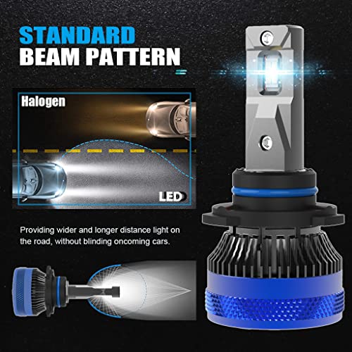 Chopdark 9006 Hb4 Led Headlights Conversion Kits Fog Lamp Bulbs 3570 Chips Super Bright 110W 30000Lm 6500K Cool White Built-In Fan And Thermotube #TOP4