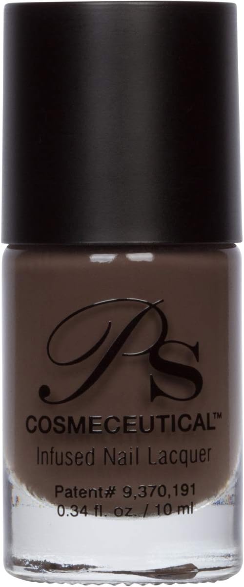 PS Polish All Natural Nail Polish, Safe Non-Toxic Professional Grade Vegan Nail Polish Lacquer, Best No Chip Polish for Thin, Cracked, Peeling Nails (Shadow)