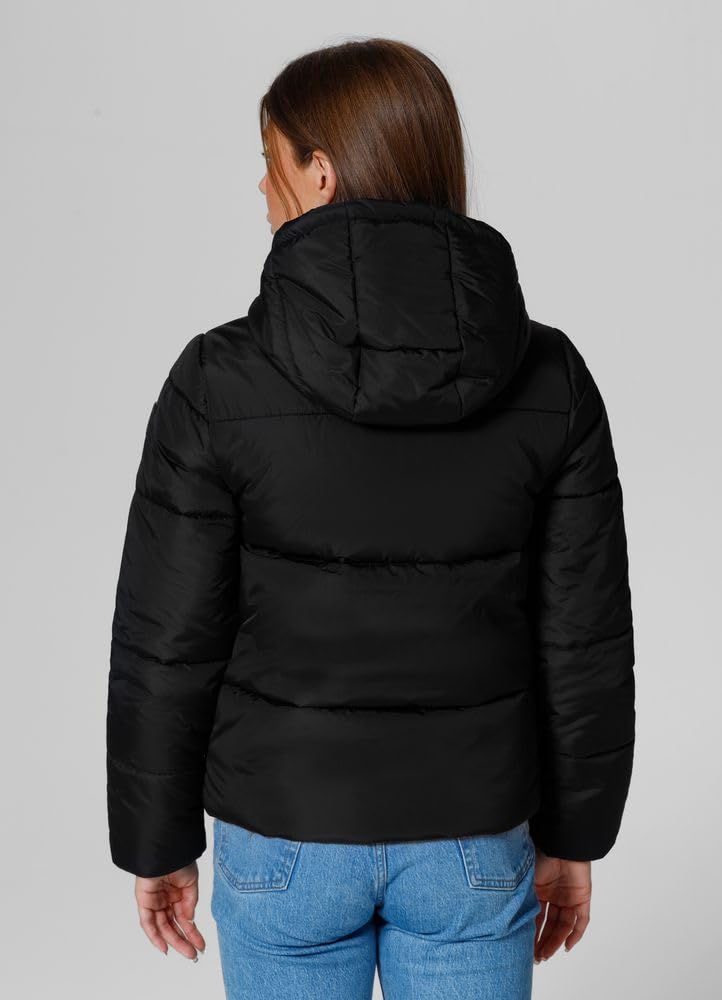 PITBULL - Winterjacke Damen mit Kapuze Vista, Jacke Damen mit Reißverschluss, Bequeme Seitliche Taschen, Damen Jacken Perfekt für Winter