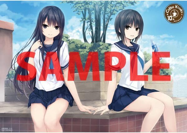 Amazon.co.jp: 青山澄香白峰莉花 A3タペストリー 「珈琲貴族 デビュー