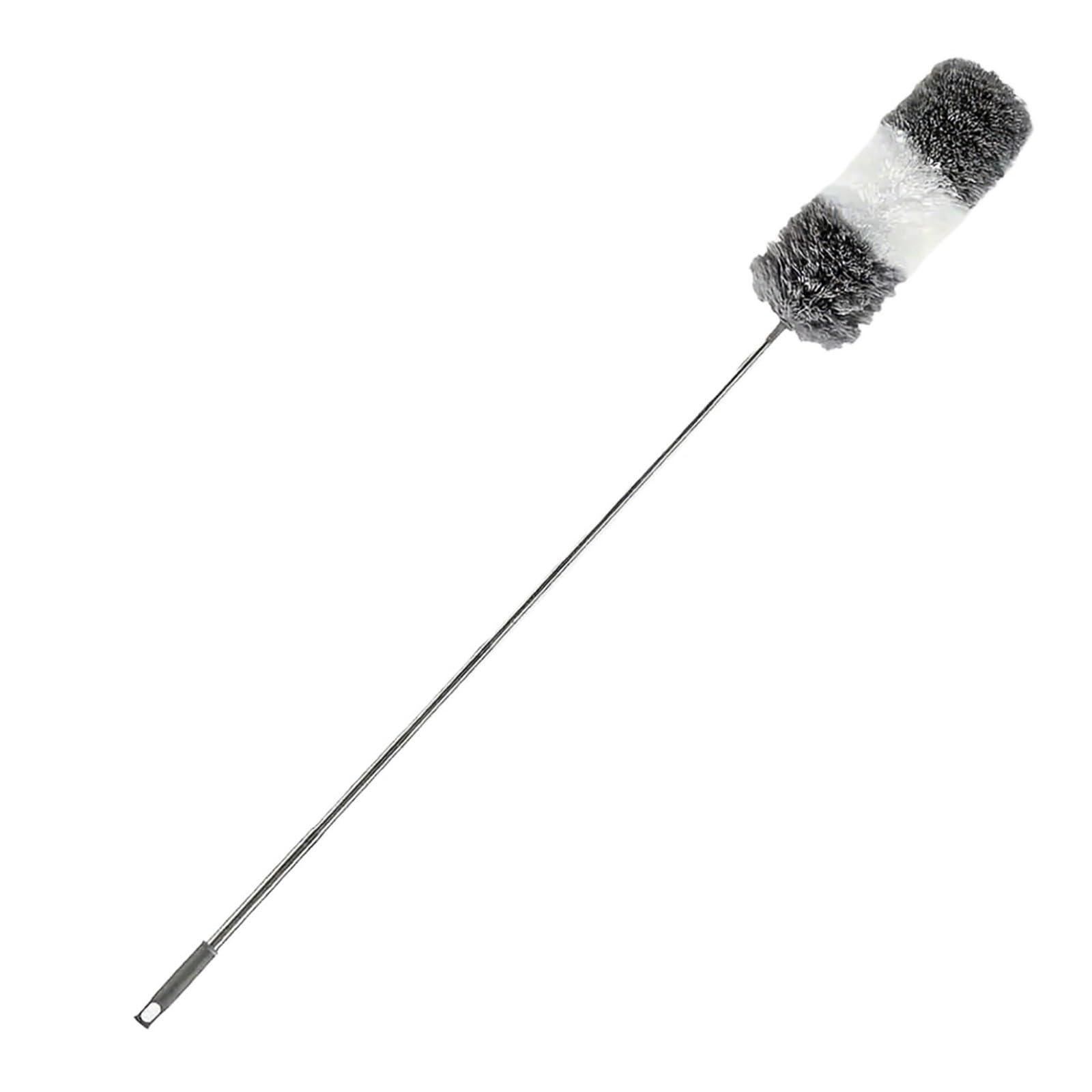 Feather Duster 1Pc Microfiber Feather Dusting Brush,One Retractable&Bendable Long Handle Duster for &Spider Web Cleaning All-Round Home Clean
