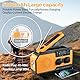 Notfall-Solarradio mit Kurbel, tragbares Notfall-Radio, AM/FM/NOAA, externer Akku 5000 mAh, Survival-Radio mit Kurbel, Taschenlampe, SOS-Alarm (Orange)