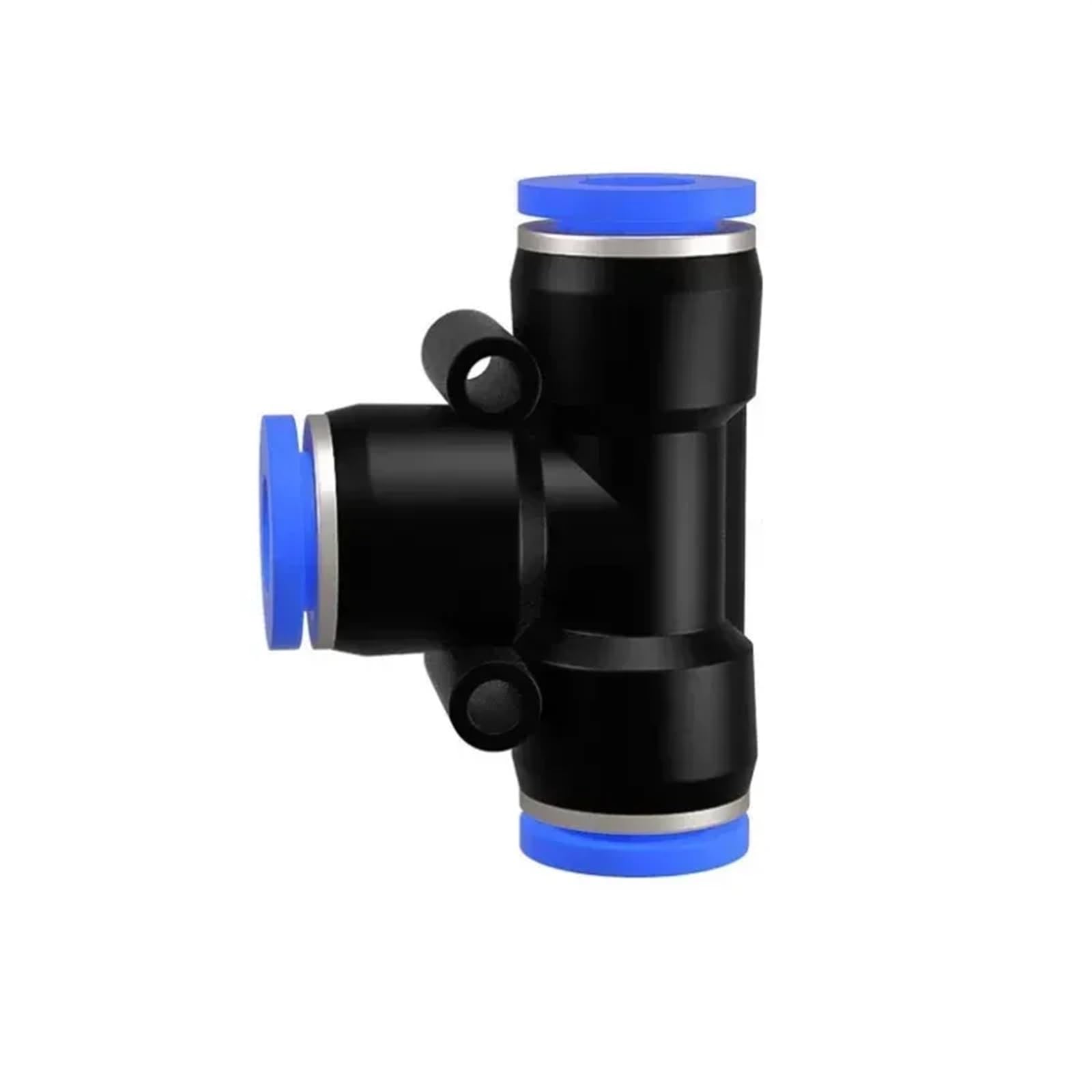 Conectores de aire de polietileno de 4 mm, 6 mm, 8 mm, 10 12 mm, ajuste neumático de conexión rápida, bloqueo deslizante, 3 vías, tubo de plástico, conector de tubo de manguera de agua