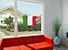 Produktbild 1art1 Italien - Flagge Für Fenster Aufkleber Poster-Selbstklebendes Fensterbild 42 x 27 cm