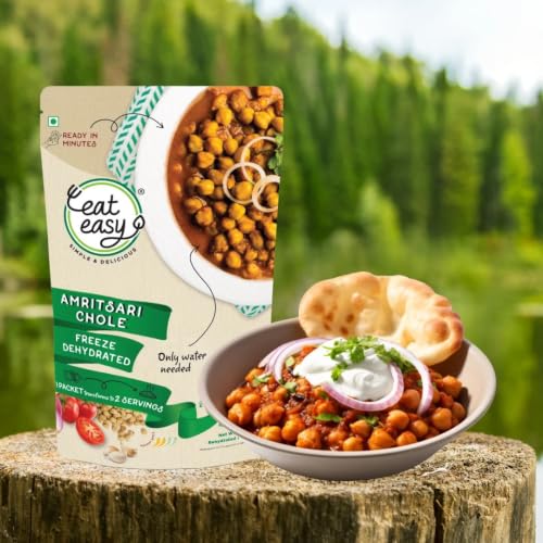 Image of Eat Easy Ready To Eat Freeze Dehydrated Amritsari Chole- 85g (Pack of 2)