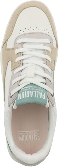 Palladium Zapatos Deportivos Redondos Para Mujer, Gris (Metal Vapor