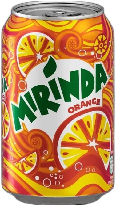 Mirindas Orange Flavour Soft Drink Can, 330 ml (Imported)-image-25