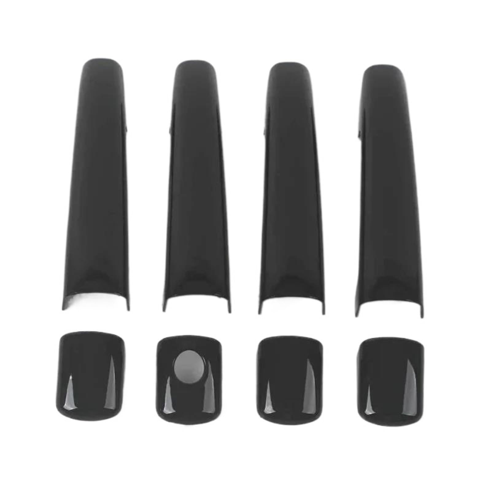 GETPZPZHMQ Boot Mat Liner Tray for Peugeot for Partner 3008 5008 for Expert Car Door Handle Cover(Black)