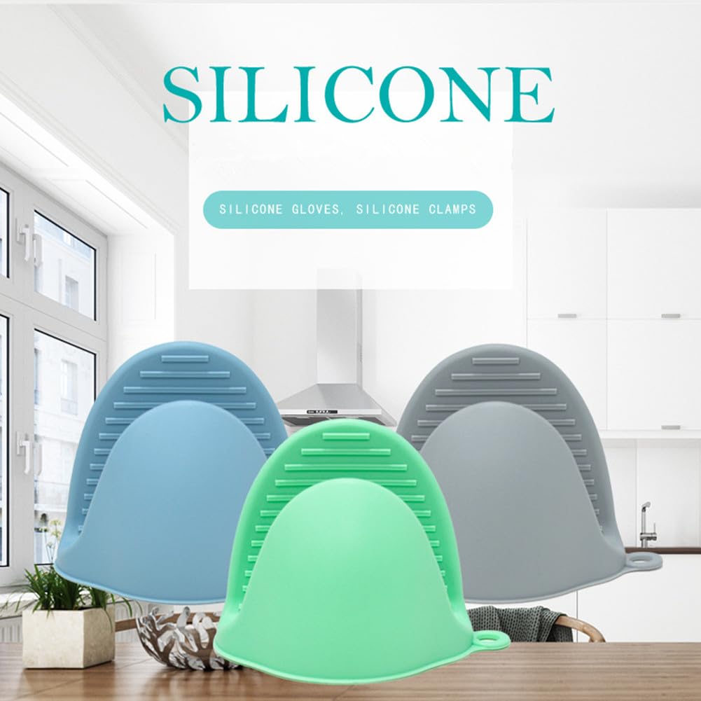 HSYTEK Silikon Backhandschuhe - Rutschfest & Hitzebeständig Bis 230°C, Perfekt Für Ofen, Grill Und Küche