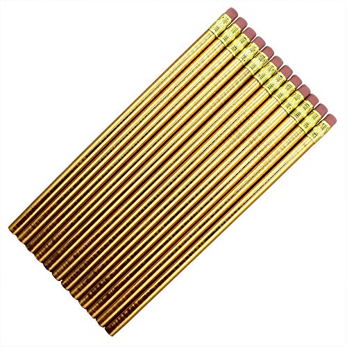 Lápices EZPENCILS & GIFTS paquete x10, mina 2B, color cobre miniatura 1