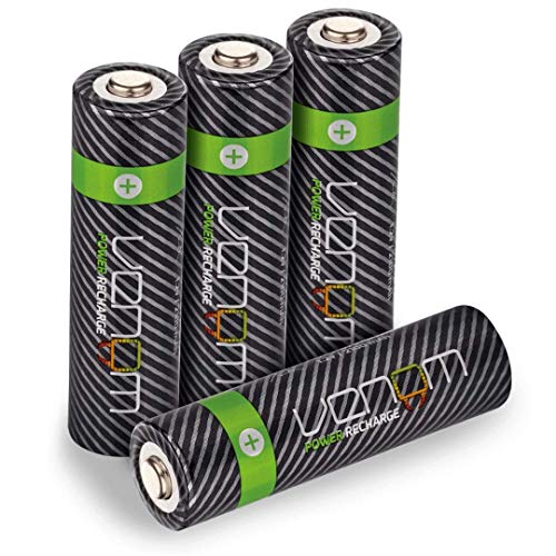 Venom Rechargeable AA Batteries - 2100mAh 1.2V NiMH - High Capacity (4-Pack)