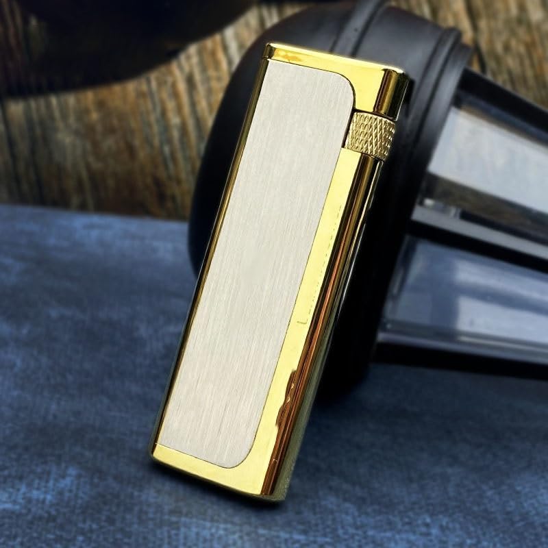 Encendedor ultrafino recargable de butano HUZHUAN miniatura 3