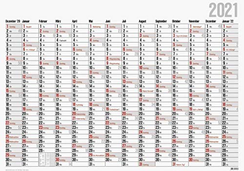 Preisvergleich Produktbild Baier & Schneider Wandkalender 2021 Office 1