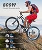 OTD Electric Bikes for Adults[with Mobile Phone Holder], 28MPH Electric Bicycles, 26" 800W Peak 45 Miles PAS Range, 48V 624Wh Removable Battery,7-Speed（UL 2849） #1