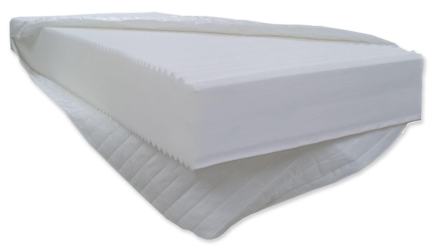 Dibapur Q XXL - 9 Zonen Orthopädische Kaltschaummatratze 140x200 x ca. 23,5 cm Kern mit Gesteppten Doppeltuchbezug ca. 24,5/25 cm Härtegrad H2,5 Polyester