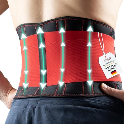 VIGO SPORTS Rückenbandage waschmaschinenfest - Anti-Schweiß Nierengurt für effektive...