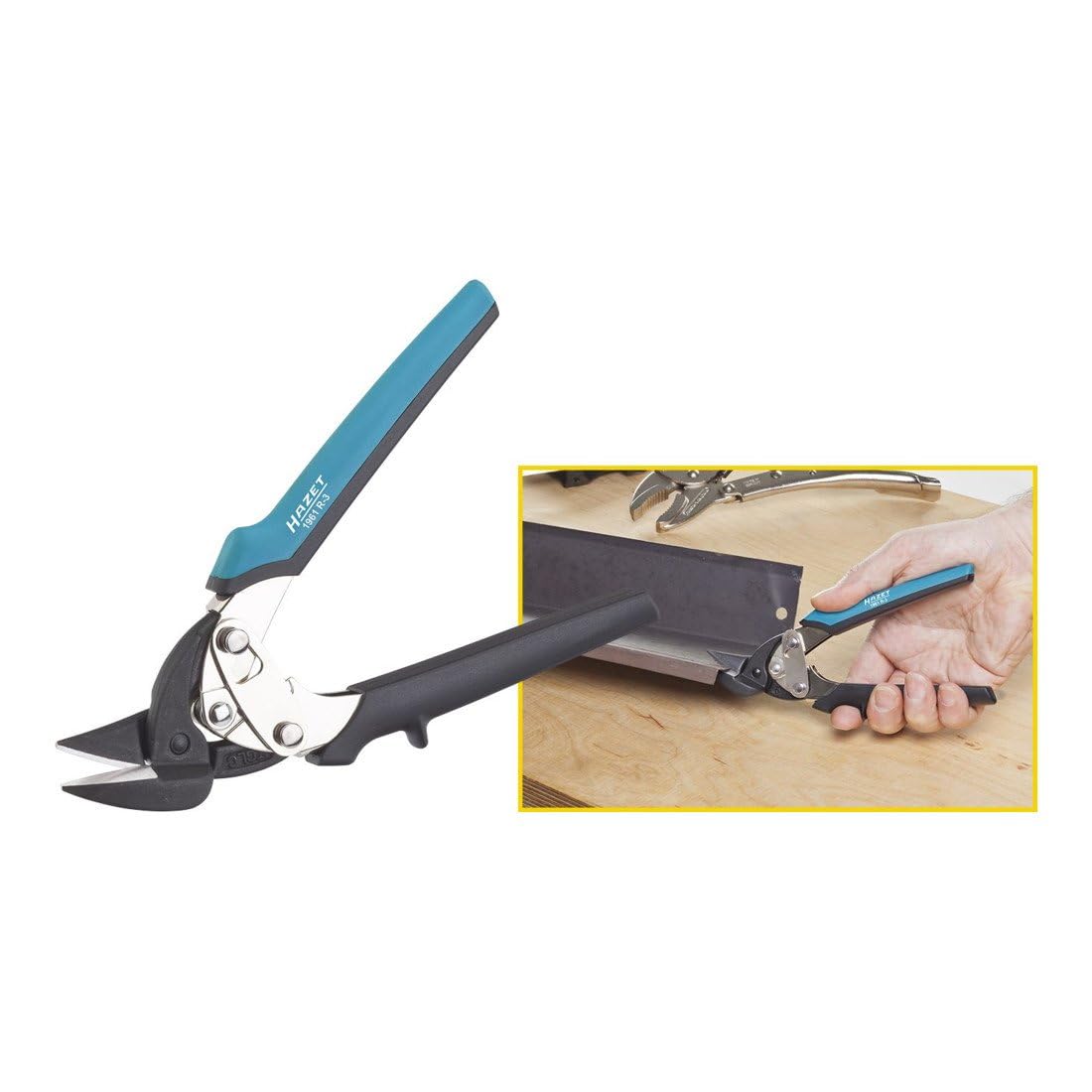 Hazet 1961R-3 Cesoia Per Lamiere 180 mm