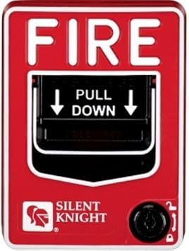 SILENT KNIGHT PS-SA Single action pull station,key reset