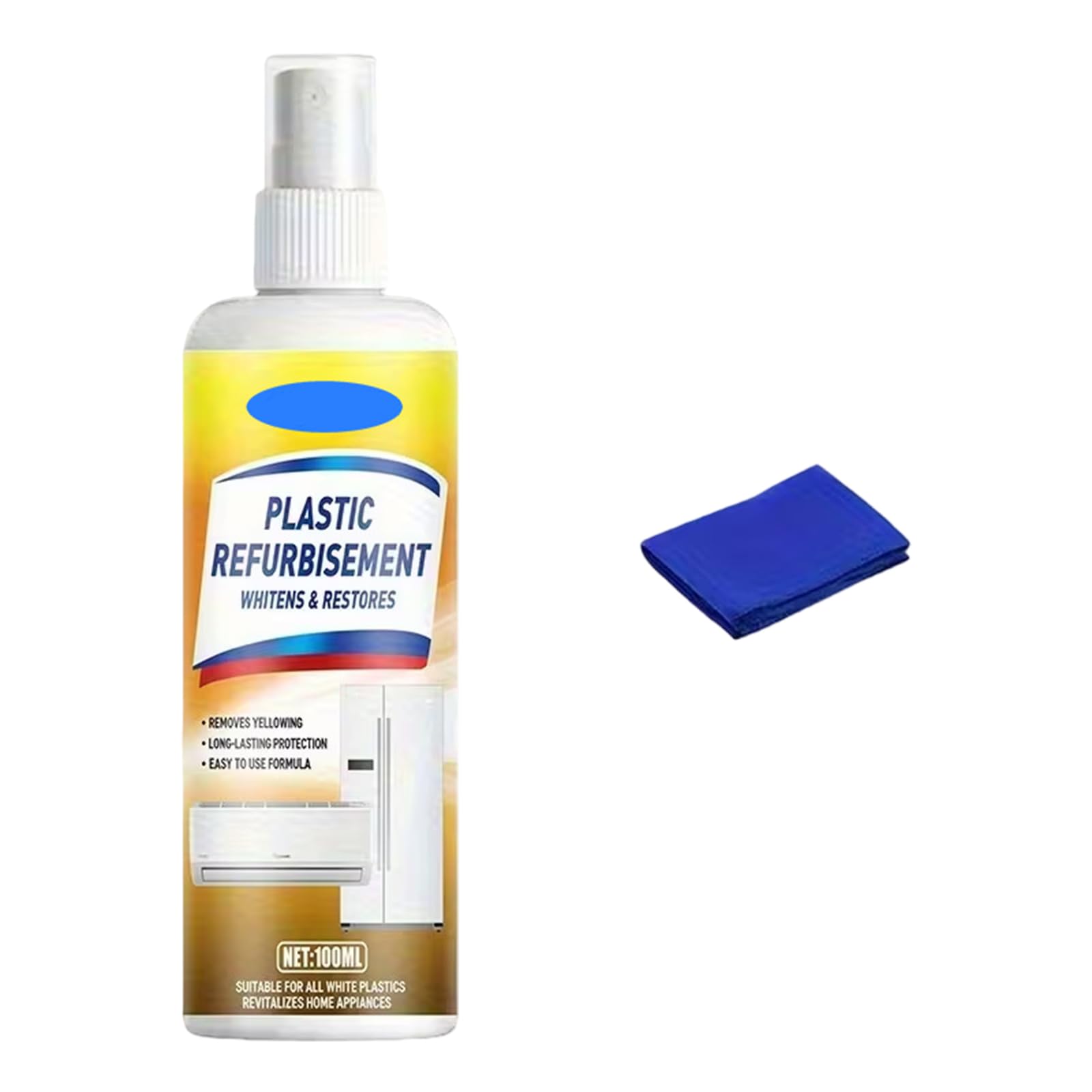 Tsophreniq Quick Acting Whitener Removes Oxidation Stain Bleaching Formulas for Electronics Toy and Household Items Renewer