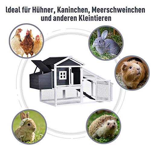GXK Hühnerstall mit Stange Geflügelstall Auslauf Laufstall Nistkasten Massivholz – Bild 7
